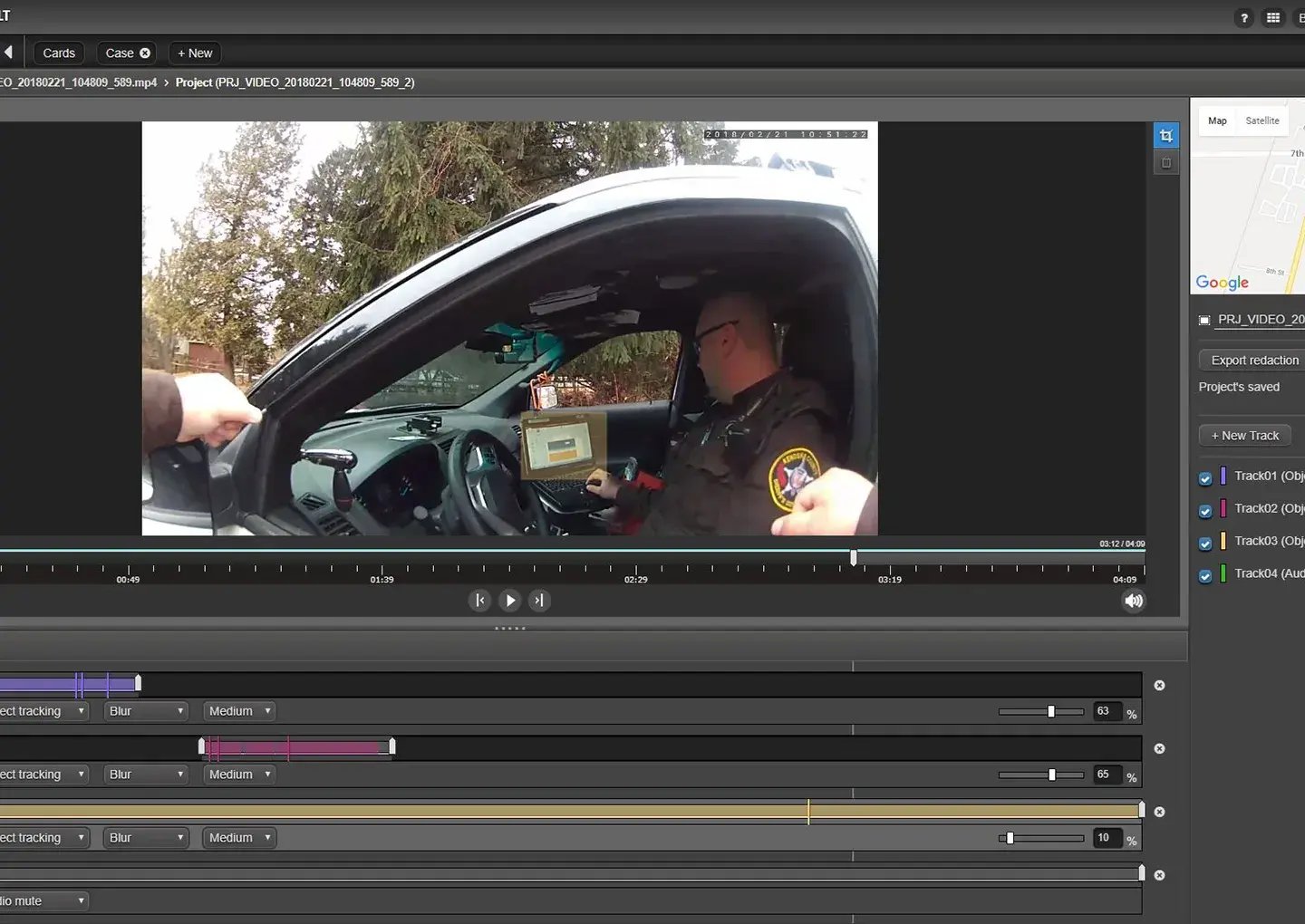 commandcentral_vault_redaction_project_screenshot