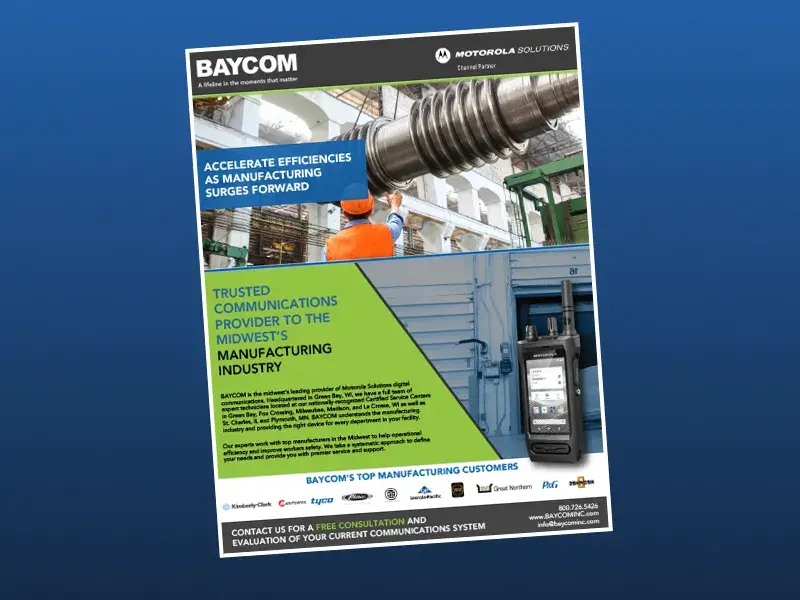 Trusted Communications Provider | Manufacturing