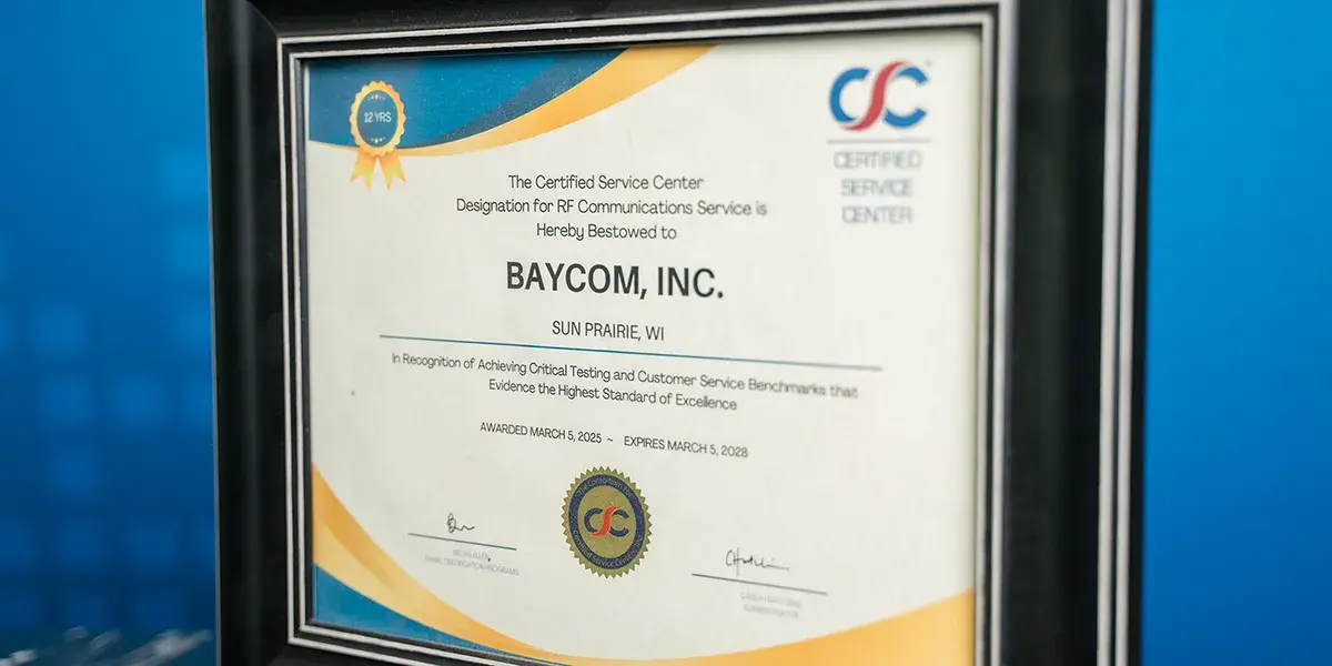 Technical Expertise & Support | BAYCOM