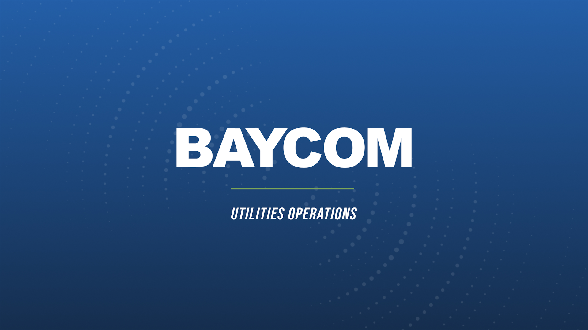 Utilities Operations&nbsp;