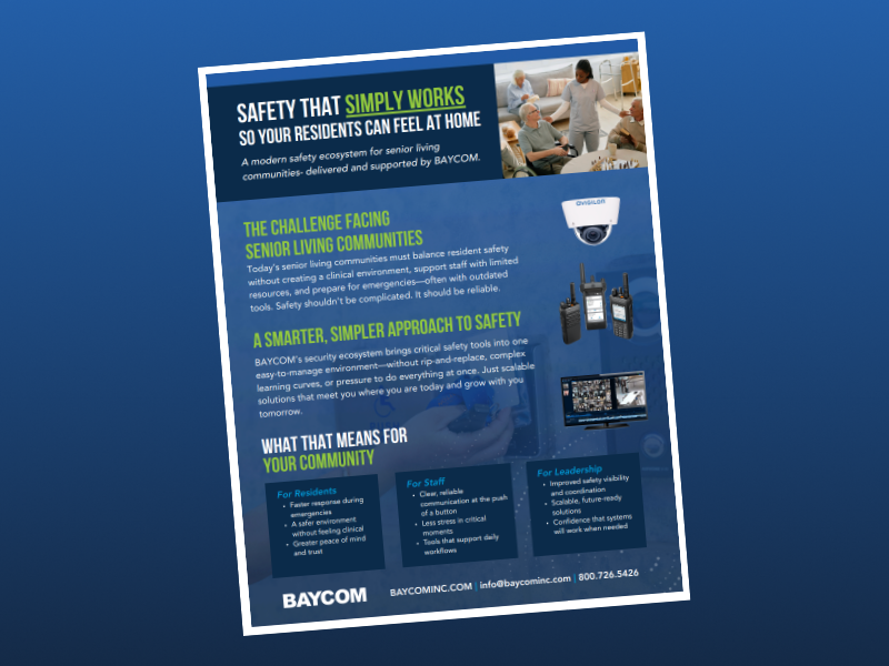 Modern Safety Ecosystem for Senior Living Communities