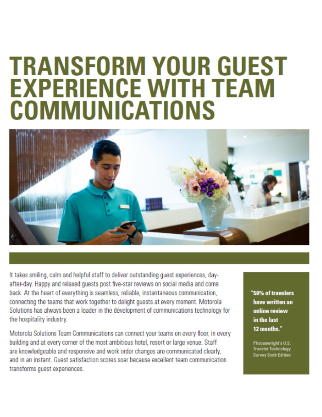 Hospitality Team Communications Solutions | BAYCOM