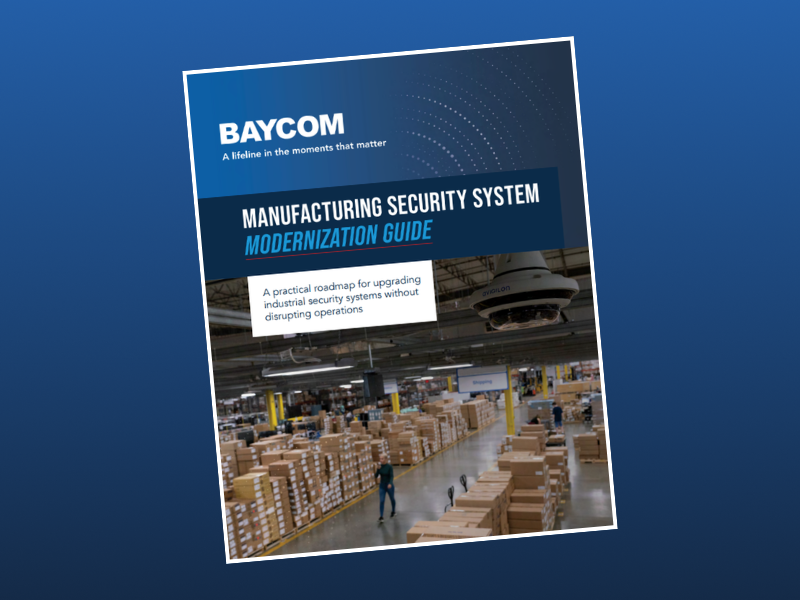 Manufacturing Security System Modernization Guide